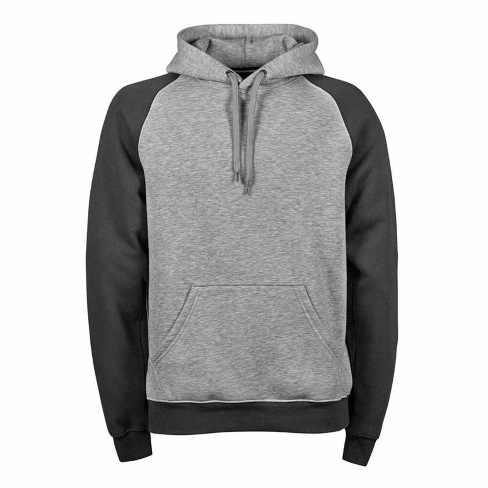 Tee Jays Mens Two-Tone  Sweatshirt / Heather Dark Grey